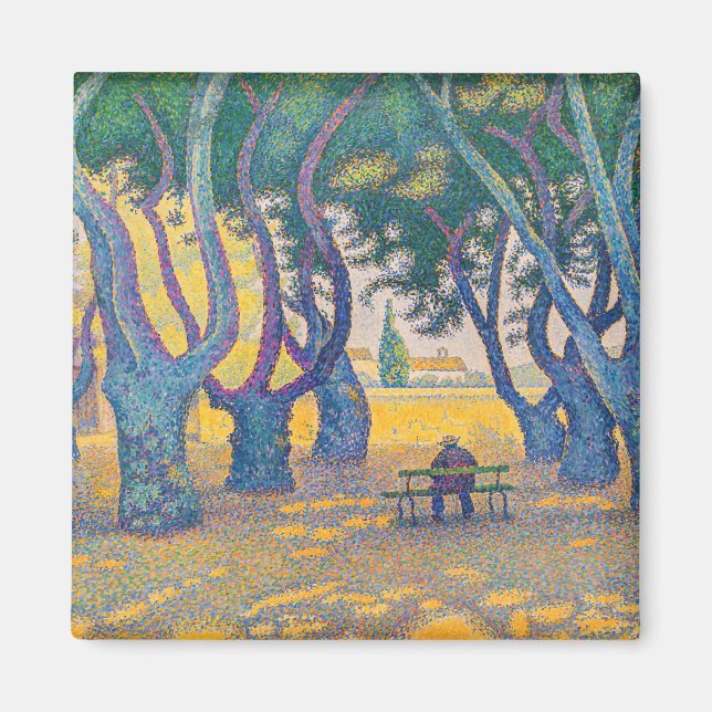 Paul Signac - Place des Lices, Saint-Tropez Magnet (Front)