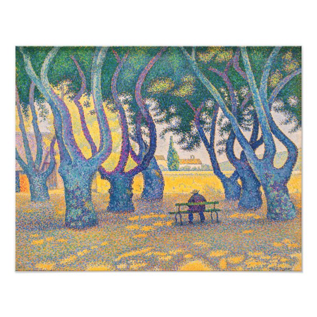Paul Signac - Place des Lices, Saint-Tropez Photo Print (Front)
