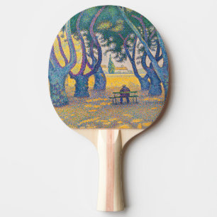 Paul Signac - Place des Lices, Saint-Tropez Ping Pong Paddle