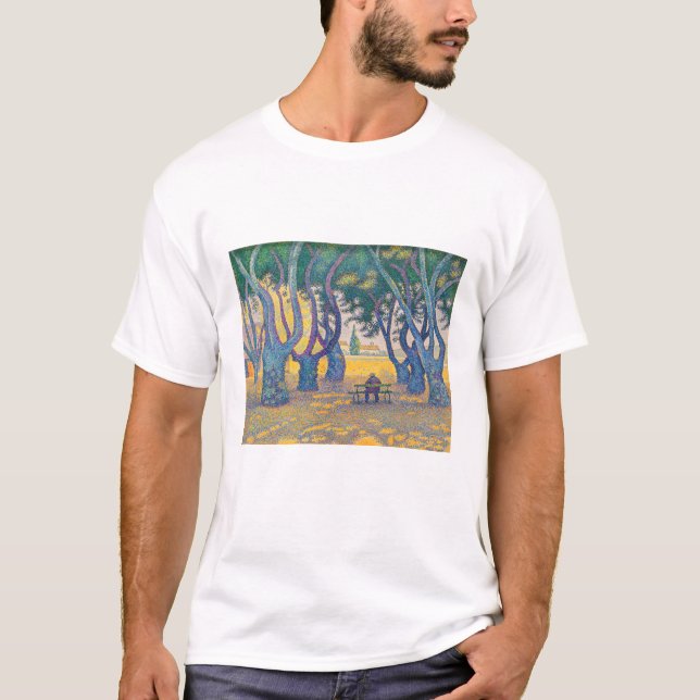 Paul Signac - Place des Lices, Saint-Tropez T-Shirt (Front)