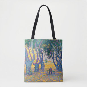 Paul Signac - Place des Lices, Saint-Tropez Tote Bag