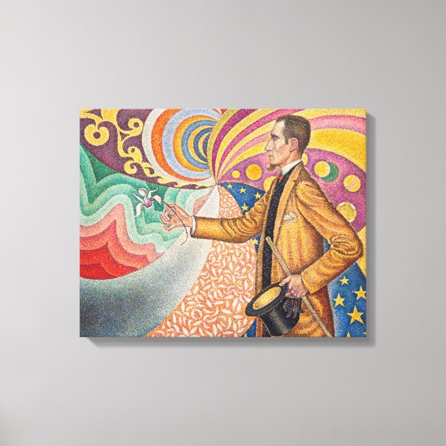 Paul Signac - Portrait of M Felix Feneon, Opus 217 Canvas Print (Front)