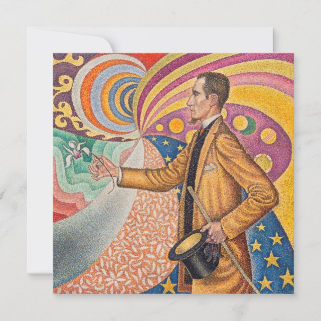 Paul Signac - Portrait of M Felix Feneon, Opus 217 Invitation (Front)