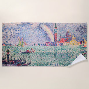 Paul Signac - Rainbow, Venice Beach Towel