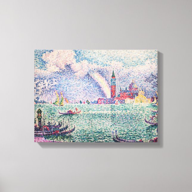 Paul Signac - Rainbow, Venice Canvas Print (Front)
