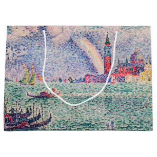 Paul Signac - Rainbow, Venice Large Gift Bag