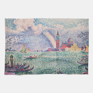 Paul Signac - Rainbow, Venice Tea Towel
