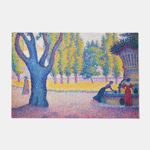 Paul Signac - Saint-Tropez, Fontaine des Lices Doormat