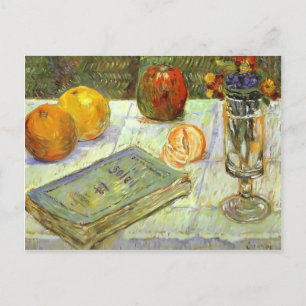 Paul Signac- Still Life with a Book Postcard