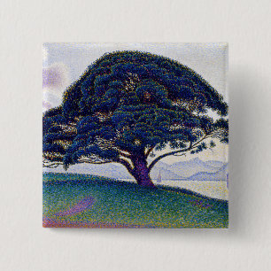 Paul Signac - The Bonaventure Pine 15 Cm Square Badge