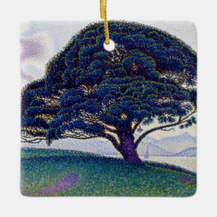 Paul Signac - The Bonaventure Pine Ceramic Ornament