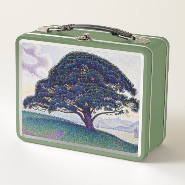 Paul Signac - The Bonaventure Pine Metal Lunch Box (Front)