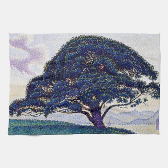 Paul Signac - The Bonaventure Pine Tea Towel (Horizontal)