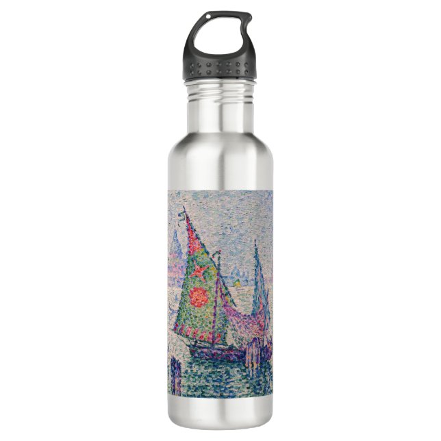 Paul Signac - The Green Sail 710 Ml Water Bottle (Front)