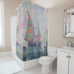Paul Signac - The Green Sail Shower Curtain