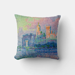 Paul Signac - The Papal Palace, Avignon Cushion