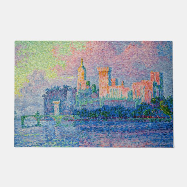 Paul Signac - The Papal Palace, Avignon Doormat (Front)