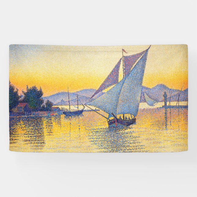 Paul Signac - The Port at Sunset, Opus 236 Banner (Horizontal)