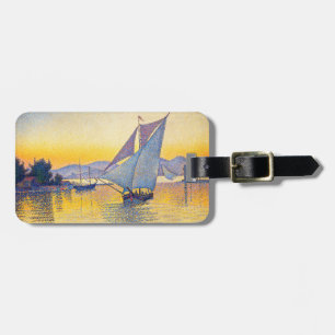 Paul Signac - The Port at Sunset, Opus 236 Luggage Tag