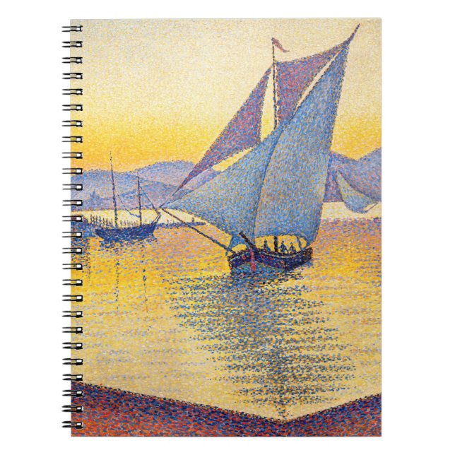 Paul Signac - The Port at Sunset, Opus 236 Notebook (Front)