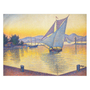 Paul Signac - The Port at Sunset, Opus 236 Tablecloth