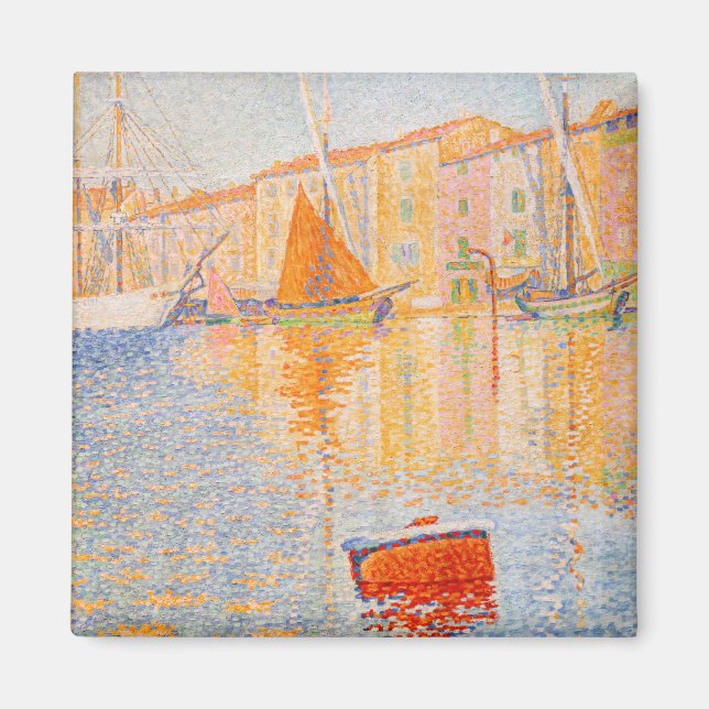 Paul Signac - The Red Buoy, Saint-Tropez Magnet (Front)