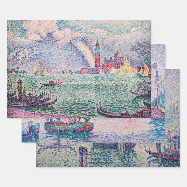 Paul Signac - Venice Masterpieces Selection Wrapping Paper Sheet (Set)