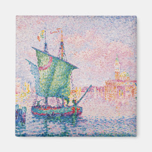 Paul Signac - Venice, The Pink Cloud Magnet