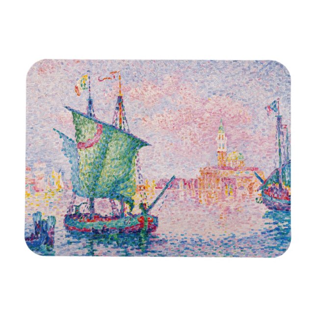 Paul Signac - Venice, The Pink Cloud Magnet (Horizontal)