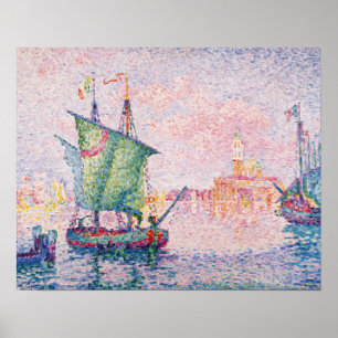 Paul Signac Venice, The Pink Cloud Poster