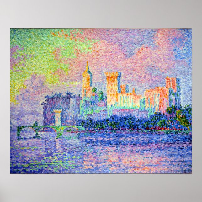 Paul Signac - Vintage Pointillism Art Poster (Front)