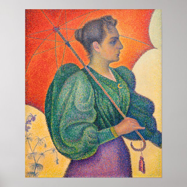 Paul Signac - Woman with a Parasol Poster (Front)