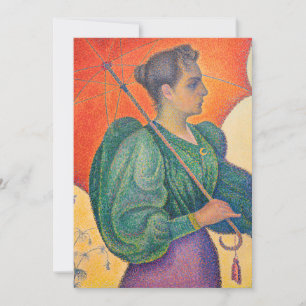 Paul Signac - Woman with a Parasol Thank You Card