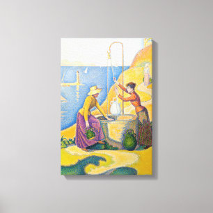 Paul Signac - Women at the Well Canvas Print
