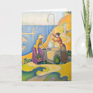 Paul Signac - Women at the Well Card