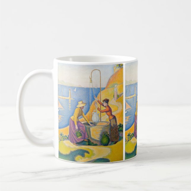 Paul Signac - Women at the Well Coffee Mug (Left)