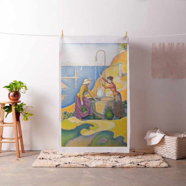 Paul Signac - Women at the Well Fabric (In Situ)