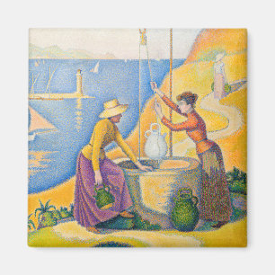 Paul Signac - Women at the Well Magnet