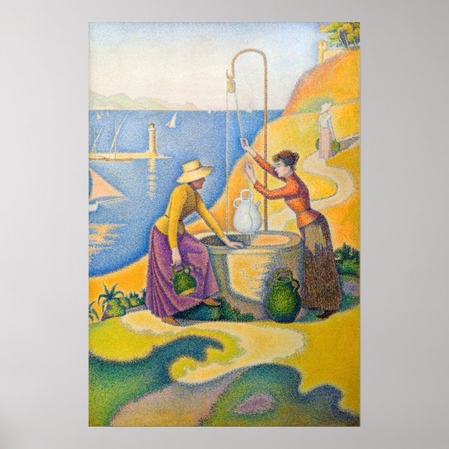 Paul Signac - Women at the Well Poster (Front)