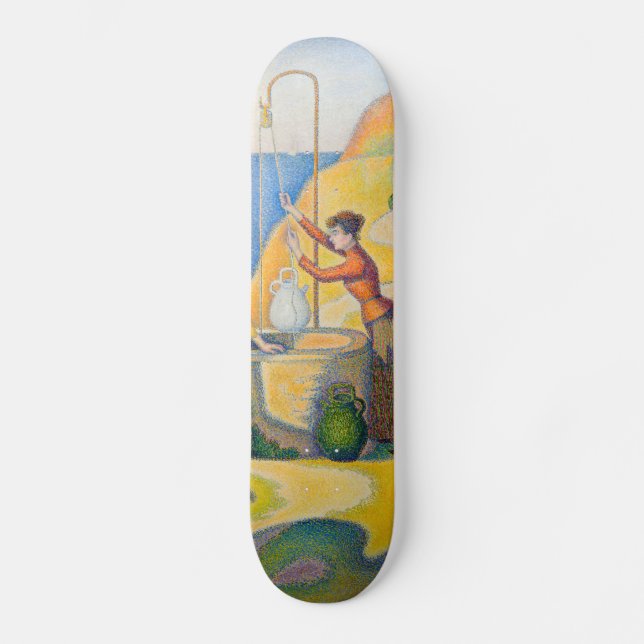 Paul Signac - Women at the Well Skateboard (Front)