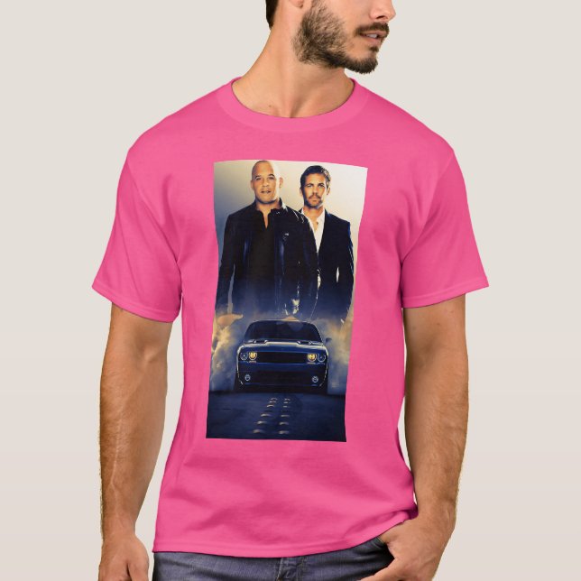 Paul Walker Vin Diesel T-Shirt (Front)