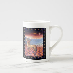 Paul Whitehead Astrological Sagittarius Bone China Mug
