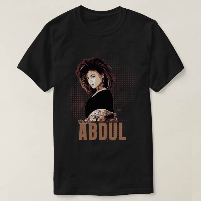 Paula Abdul 80s T-Shirt (Design Front)