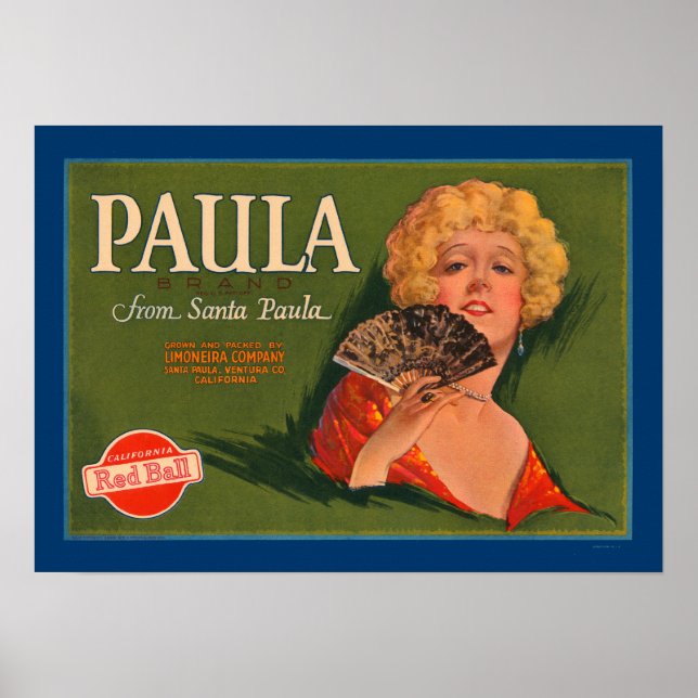 Paula Brand from Santa Paula Poster (Front)
