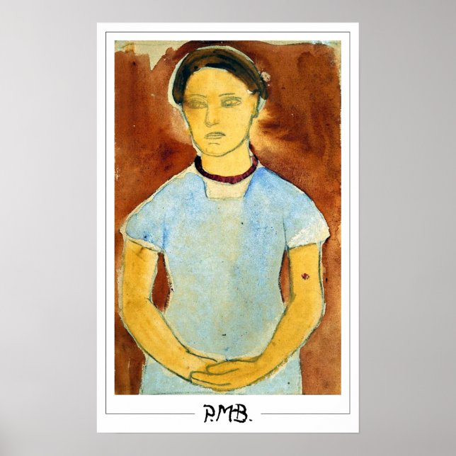 Paula Modersohn-Becker Zedign Art Poster #108 (Front)