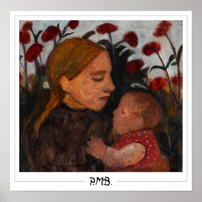 Paula Modersohn-Becker Zedign Art Poster #11 (Front)