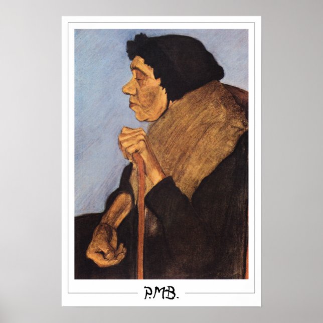 Paula Modersohn-Becker Zedign Art Poster #150 (Front)