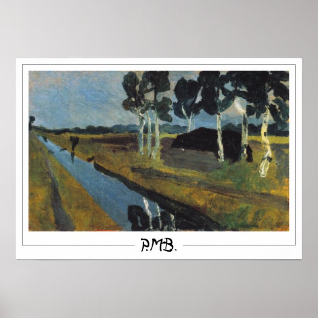 Paula Modersohn-Becker Zedign Art Poster #184 (Front)