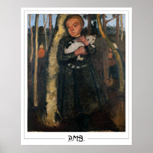 Paula Modersohn-Becker Zedign Art Poster #4