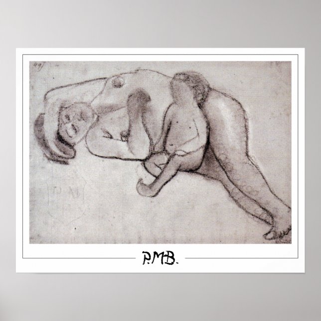 Paula Modersohn-Becker Zedign Art Poster #78 (Front)